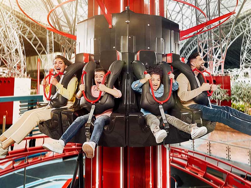 Activites rides at Ferrari world