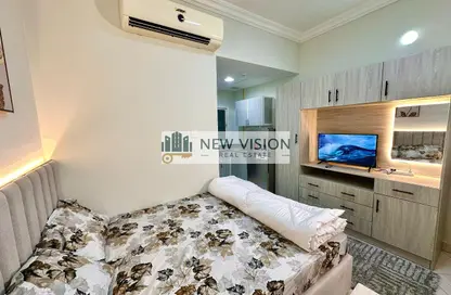 Apartment - Studio - 1 Bathroom for rent in Al Butina 9 Building - Al Butina - Sharjah