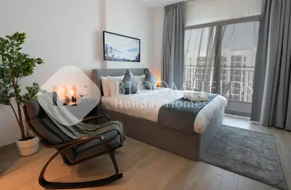 Apartment - Studio - 1 Bathroom for rent in Waters Edge - Yas Island - Abu Dhabi