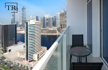 شقة - غرفة نوم - 2 حمامات للايجار في AG برج - الخليج التجاري - دبي