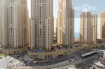 شقة - غرفة نوم - 2 حمامات للايجار في رصيف المينا - مارينا وارف - دبي مارينا - دبي