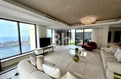 Penthouse - 4 Bedrooms - 6 Bathrooms for rent in Rimal 2 - Rimal - Jumeirah Beach Residence - Dubai