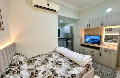 Apartment - Studio - 1 Bathroom for rent in Al Butina 9 Building - Al Butina - Sharjah
