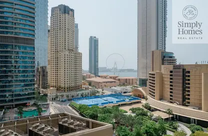 شقة - غرفة نوم - 2 حمامات للايجار في رويال أوشيانيك - أوشياتيك - دبي مارينا - دبي