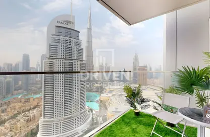 Apartment - 3 Bedrooms - 4 Bathrooms for rent in Boulevard Point - Downtown Dubai - Dubai