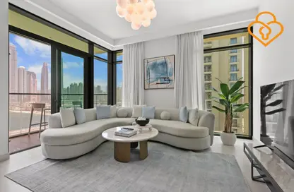 Apartment - 2 Bedrooms - 2 Bathrooms for rent in Marina Vista - EMAAR Beachfront - Dubai Harbour - Dubai